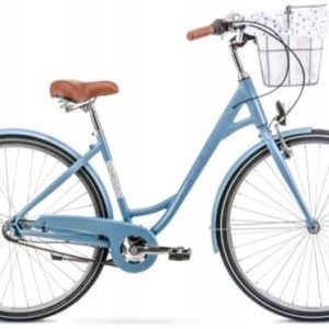 Rower miejski Romet Pop Art Eco 28 rama 20 cali koło 28 " niebieski